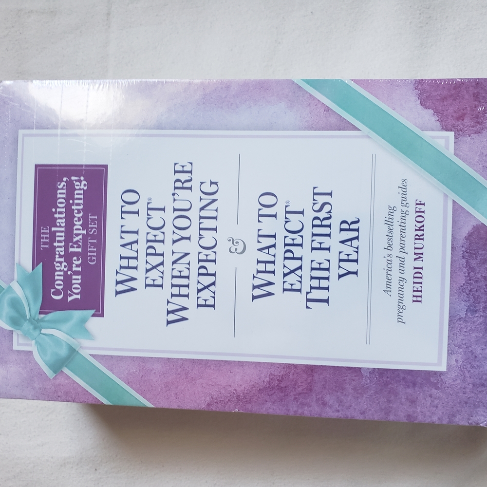 The Congratulations, You're Expecting Purple Gift Set What To Expect When You're